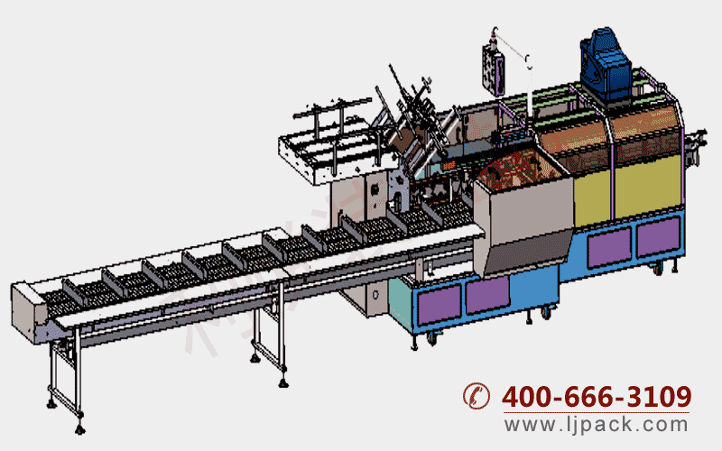 LY500D corrugated carton cartoning machine