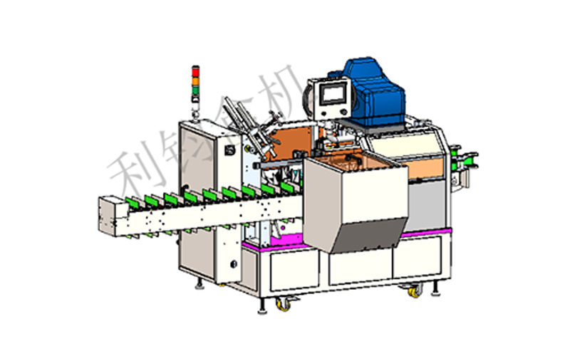 Automatic box packing machine for ball pen