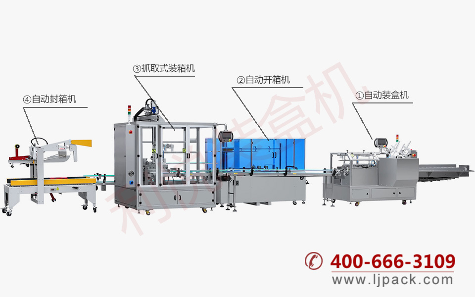 LY550LQ CARTONING AND CASE PACKING PRODUCTION LINE